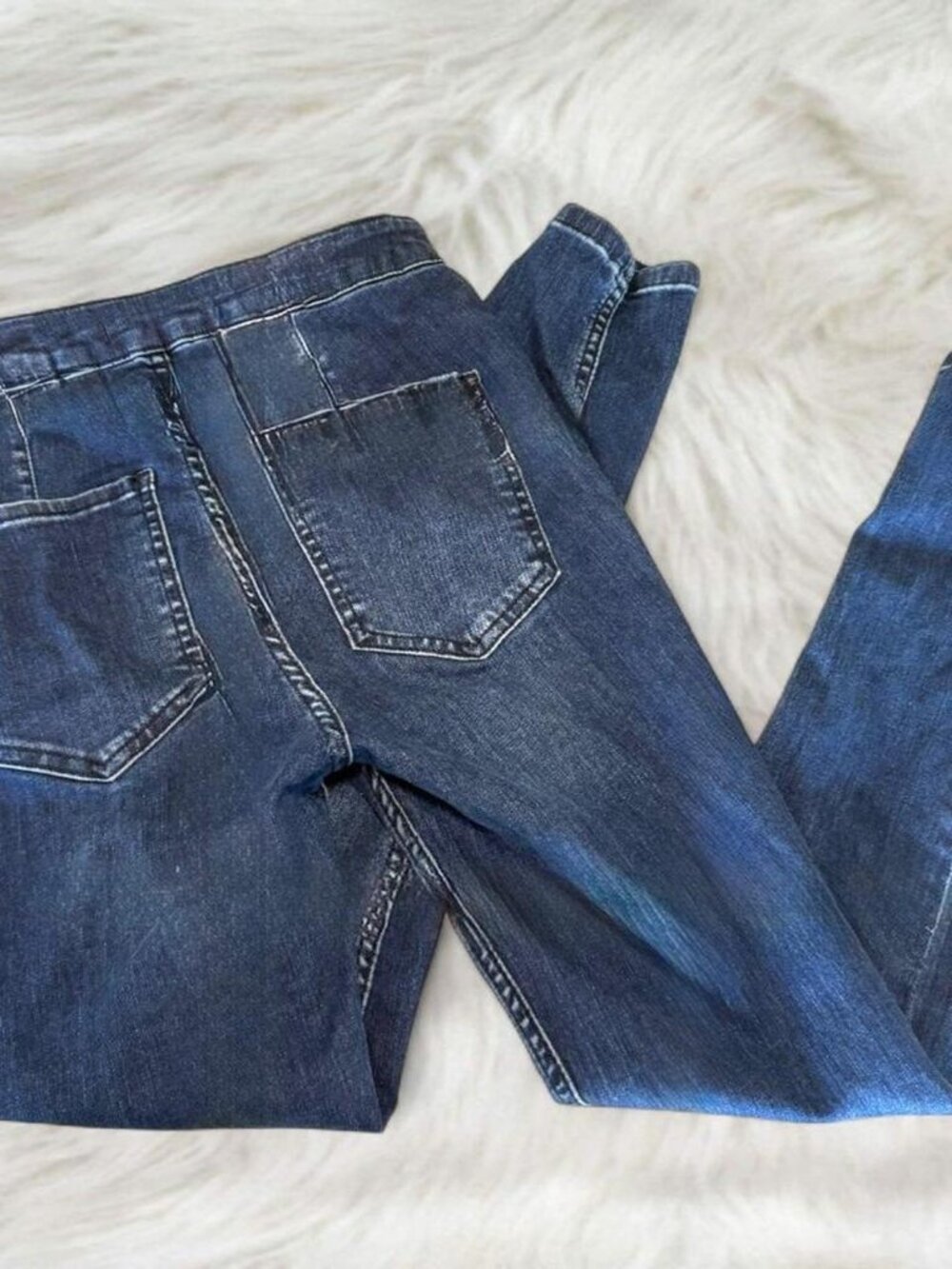 ๐ Free People lace up waist skinny jeans ๐ - Picture 3 of 3